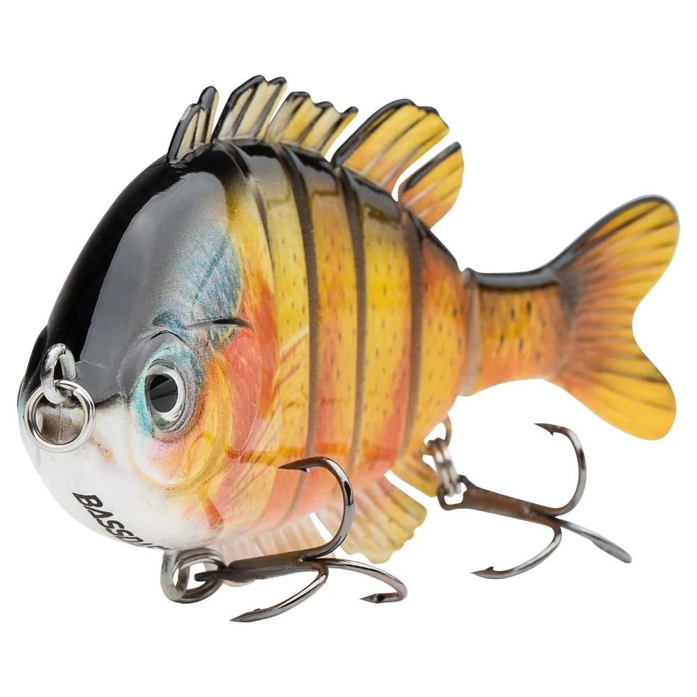 Липтический Пловцы мульти соединенный Panfish Bluegill плавающие приманки с твердой