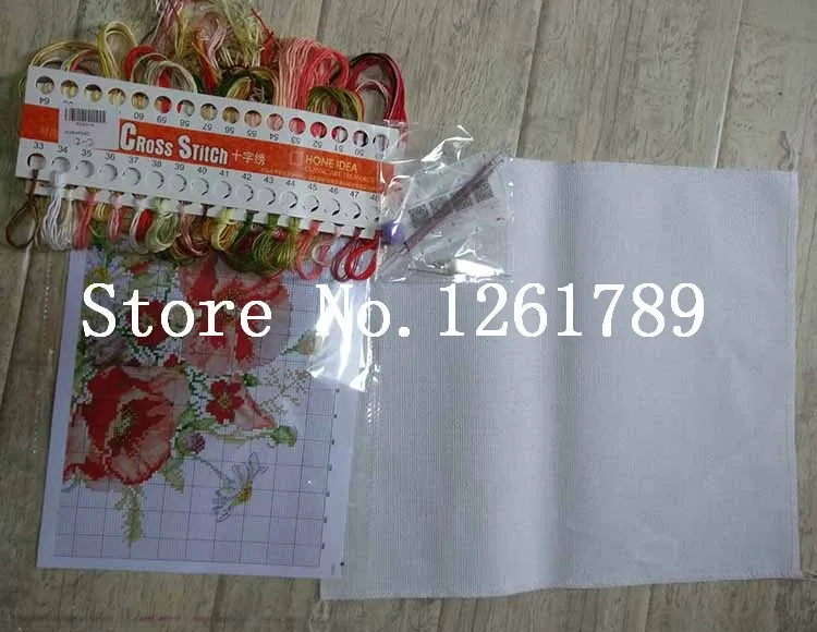 Набор для вышивки крестиком 14 карат вышивка французским DMC без рисунка картина