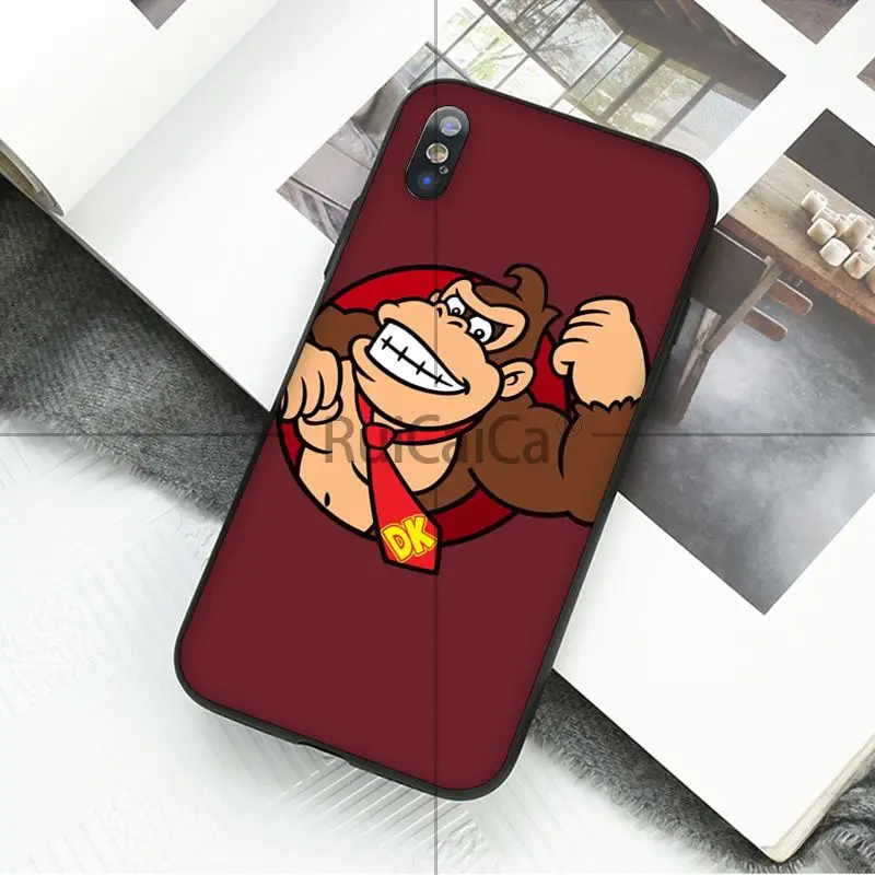 Ruicaica Ослик Конг кантри ТПУ Мягкий силиконовый чехол для телефона Apple iPhone 8 7 6 6 S Plus X XS MAX 5 5S SE XR мобильные чехлы