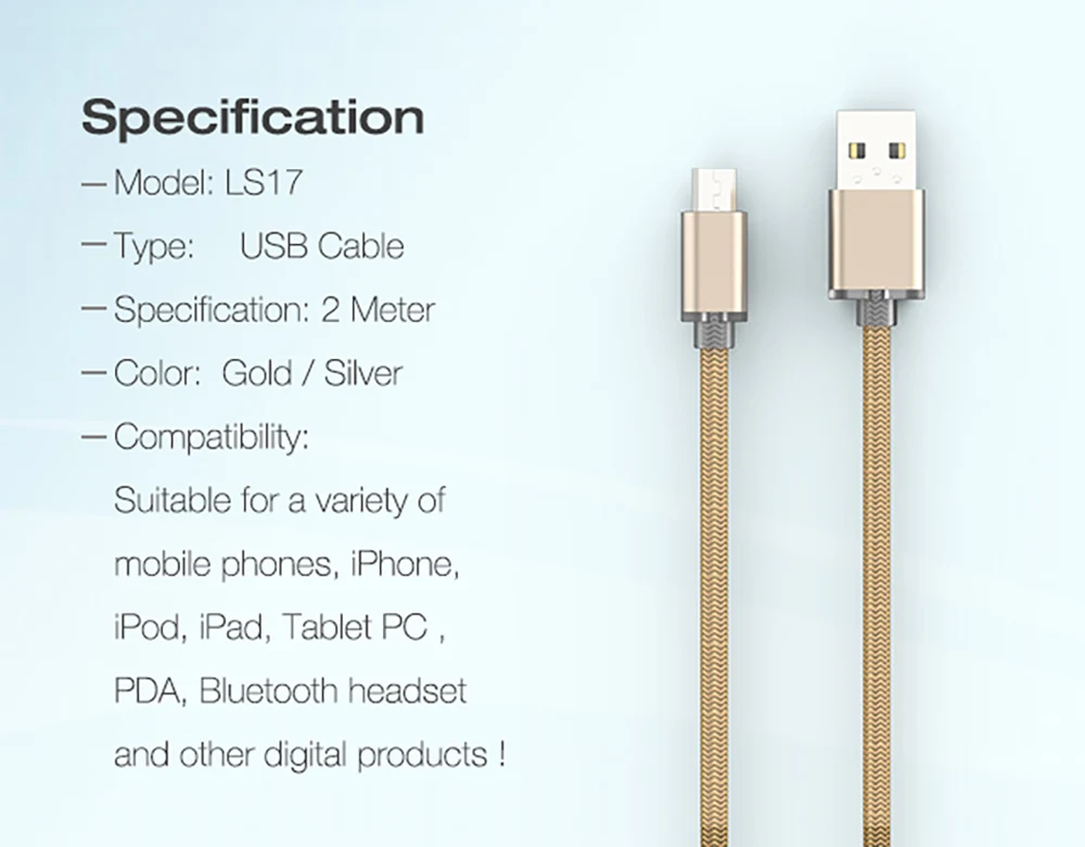 LDNIO 2 м Micro USB кабель для зарядки для Xiaomi Redmi Note 5 Pro Android Мобильный кабель передачи данных телефона для samsung S7 Micro зарядное устройство