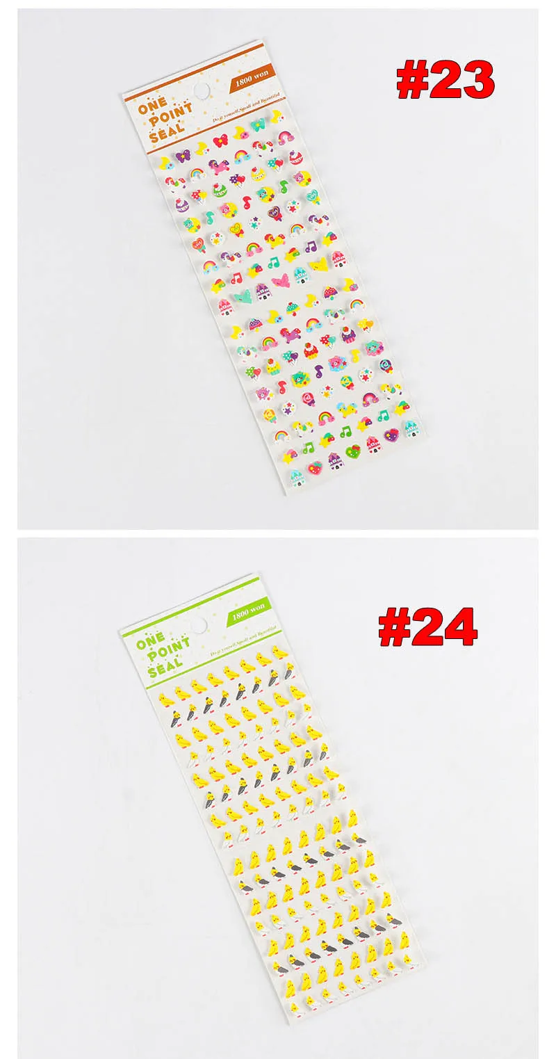 1 = 80 шт.! Стеклянный кролик прозрачный DIY стикер/мобильный телефон с мультяшками стикер/дневник ПВХ декоративные наклейки