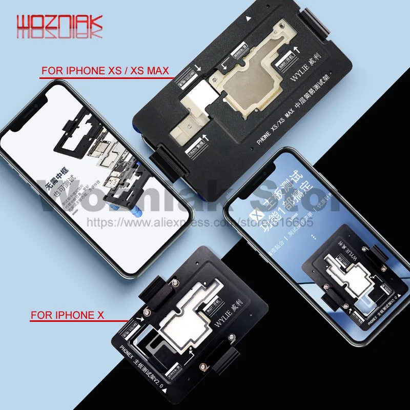 WYLIE основная плата среднего уровня функциональная тестовая Рамка для IPHONE X/XS MAX