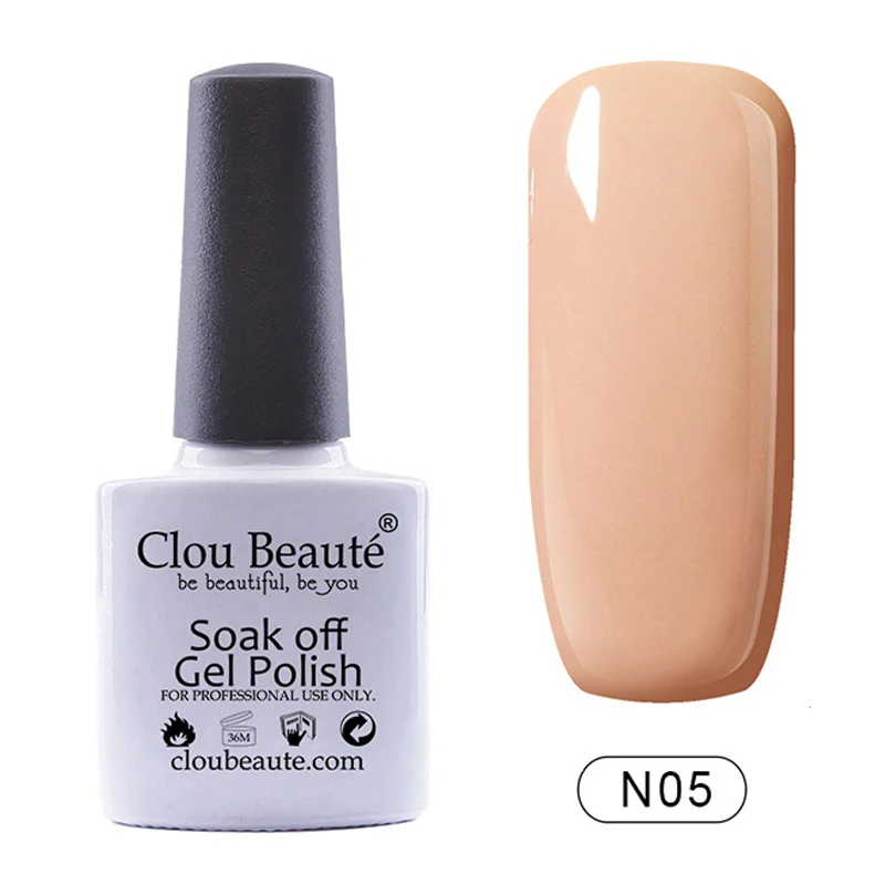 N05 Clou Beaute основа и верхнее покрытие 10 мл УФ гель лак для ногтей прозрачный впитывающий праймер Гель-лак для нейл-арта Маникюр TBB01 - Цвет: N05
