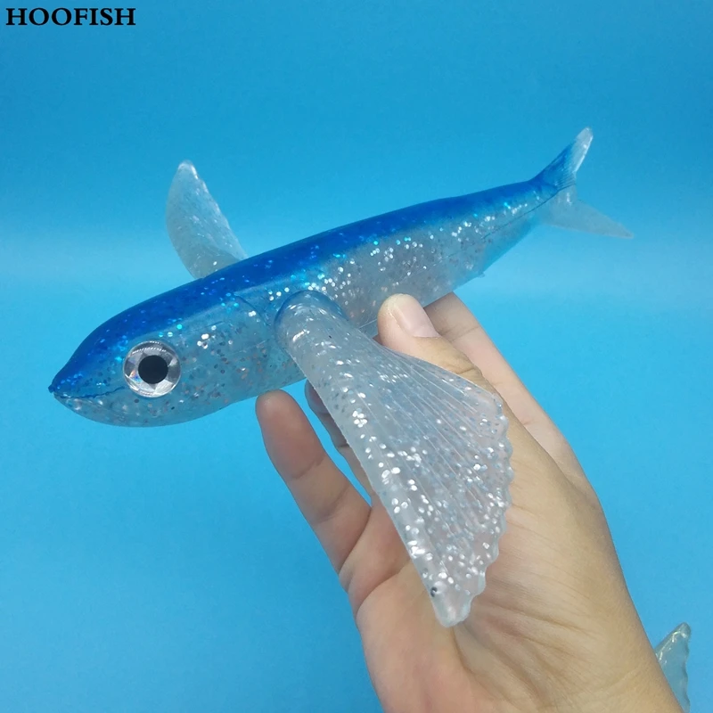 HOOFISH 120 г/22 см летающая рыба бионические приманки Мягкая приманка тунец масло