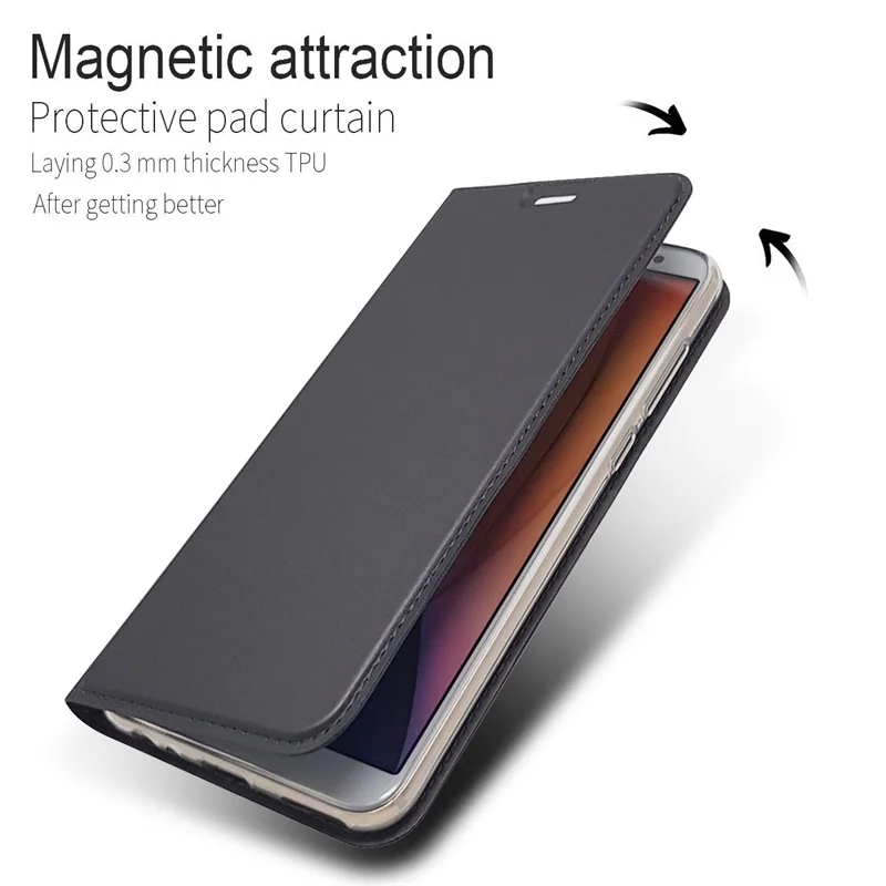 Чехол для Huawei Mate 10 Lite с магнитным напряжением и откидной крышкой чехол-бампер