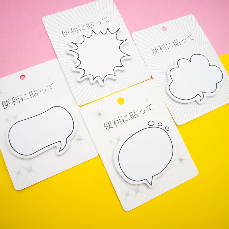 Японский стиль минималистский Dialog самоклеющиеся блокноты липкие заметки