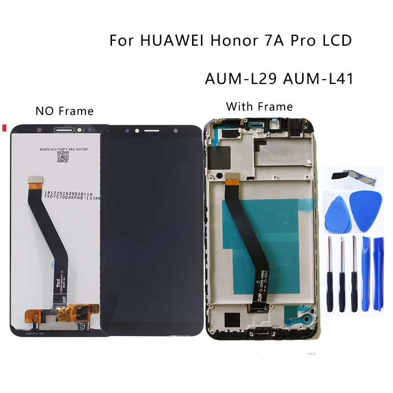 

5.7" for Huawei Honor 7A pro AUM-L29 Aum-L41 LCD Display Touch screen digitizer replacement Accessories with frame repair parts