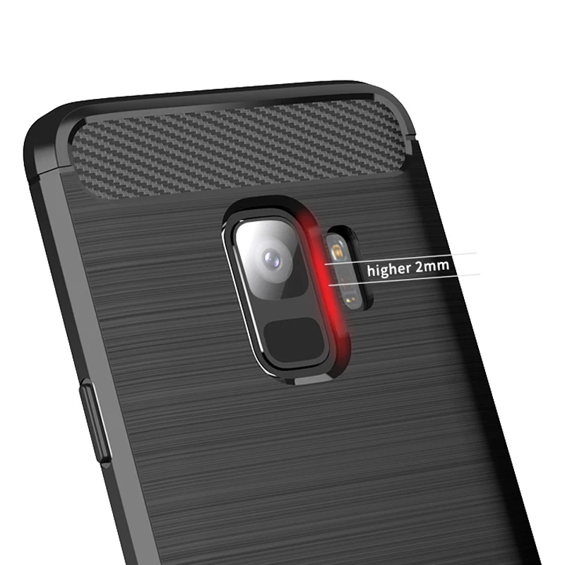 Для samsung Galaxy S9 плюс Чехол iPaky Coque для силиконовый чехол матовый мягкий ТПУ S 9 |