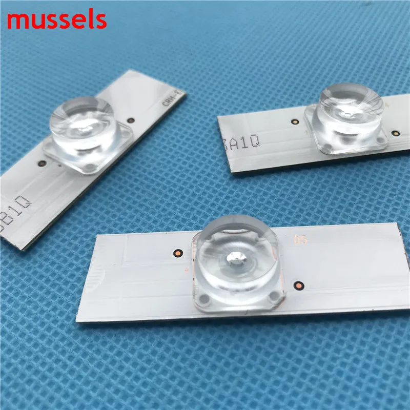 32"-65" inch TV Led Strips 3v Bulbs Diodes Optical Concave Lens Fliter Backlight w/ cable Double-side Tape 10pcs/pack 40bags/lot |