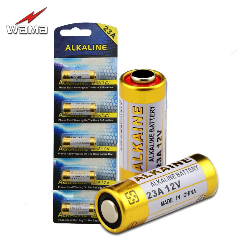Щелочные батарейки Wama 12 в 23 а, первичные сухие батарейки 21/23 23GA A23 23A RV08 с сигнализацией, автомобильные игрушки, батарейки для дистанционного управления, Прямая поставка, 50 шт./10 упак.