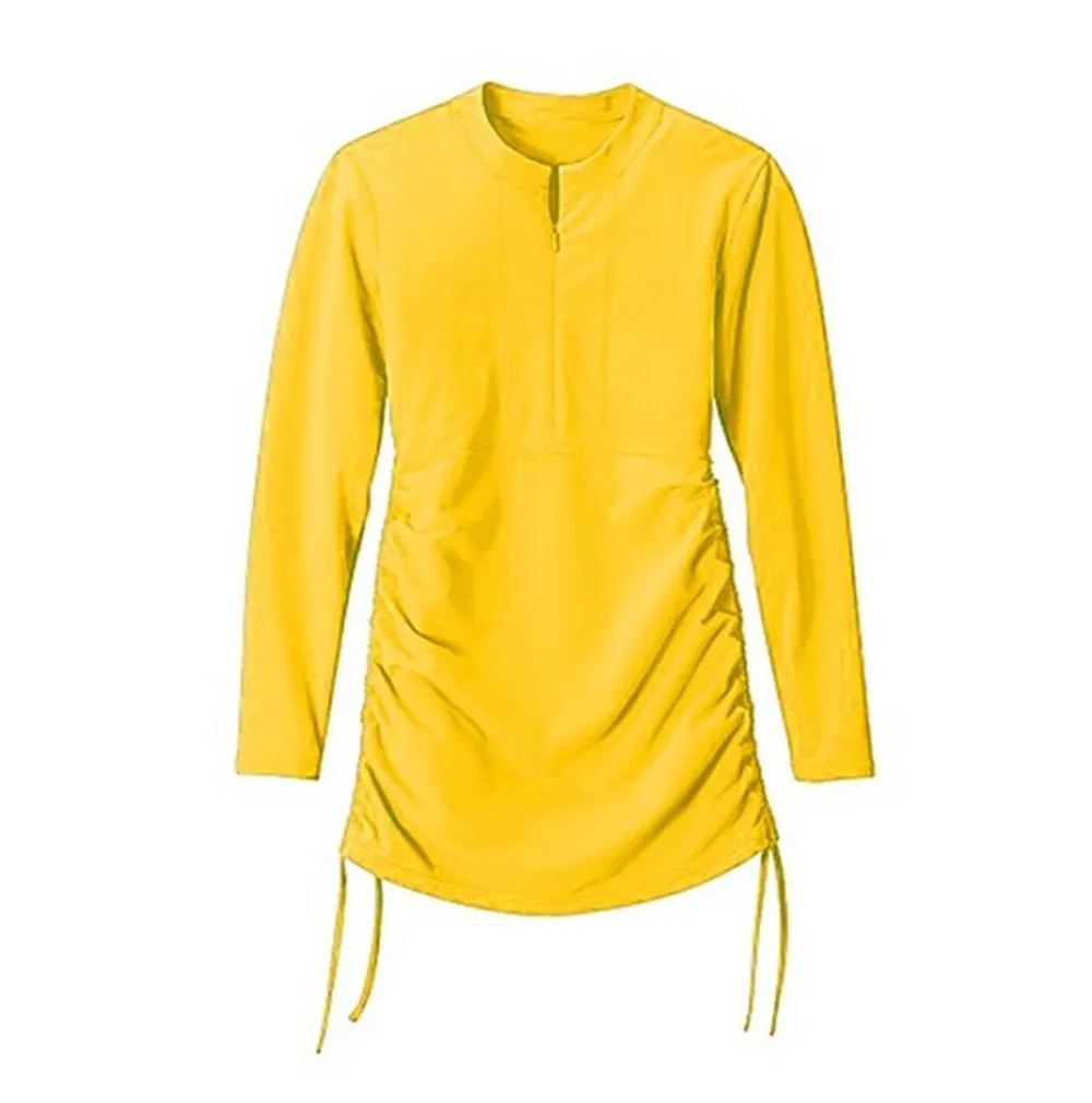 SBART гидрокостюм женский с длинным рукавом топ влажный костюм купальник для