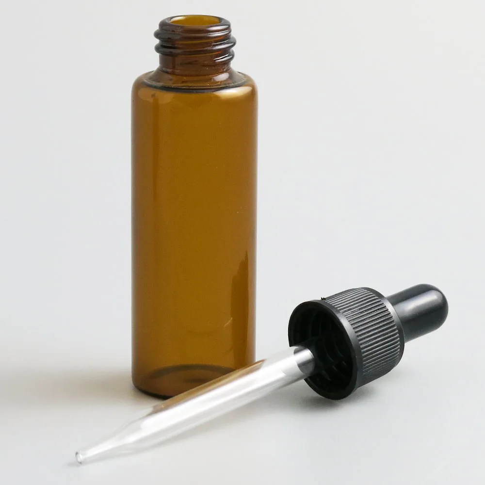 Флакон-капельница из янтарного стекла 24 шт./лот 30 мл для эфирных масел