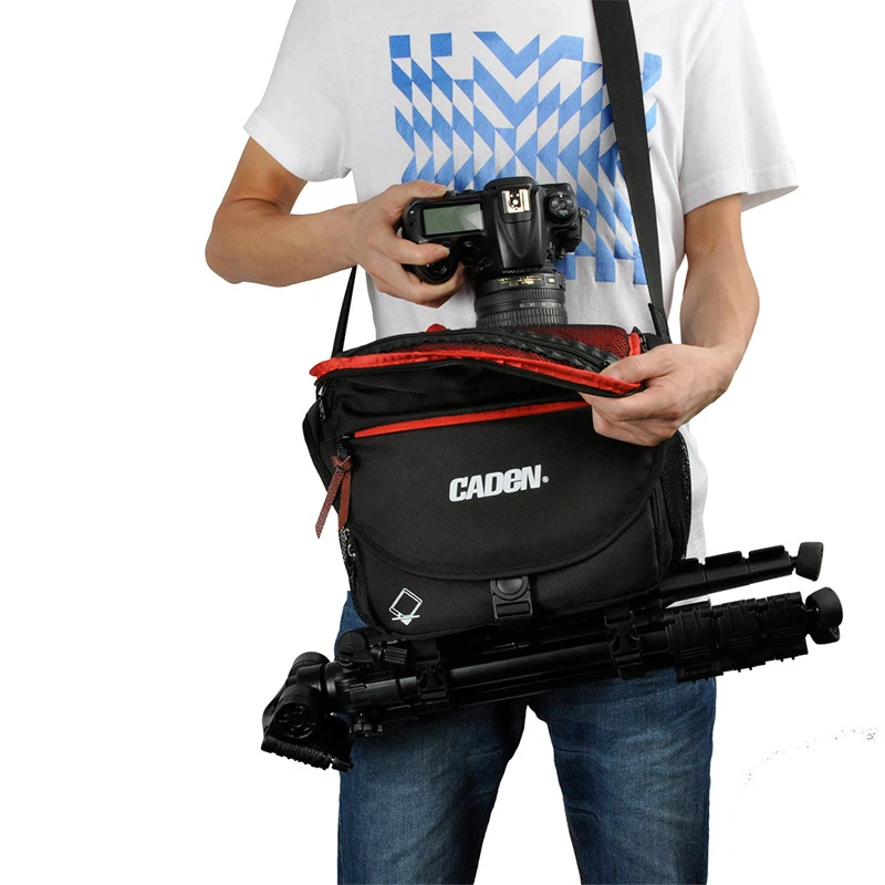 Камера Наплечные сумки Открытый водонепроницаемый нейлон DSLR сумка с