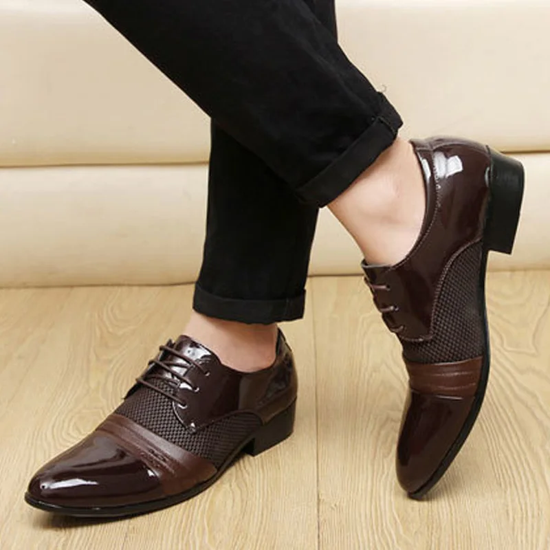 Новинка Мужские модельные туфли офисные Мужская официальная обувь Zapatos De Hombre