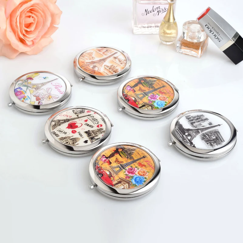 Компактное Карманное мини зеркало для макияжа подарки подружкам невесты на