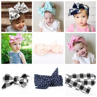 yundfly kids floral head wraps girls dots top knot headbands children hair accessories paisley turban headwear