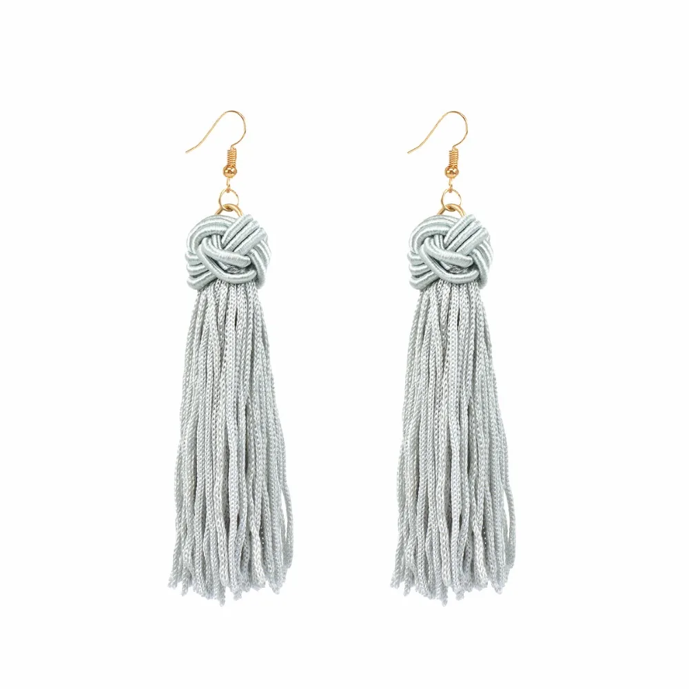 Длинные серьги с кисточками модные ювелирные изделия 2017 Винтажные для женщин|long