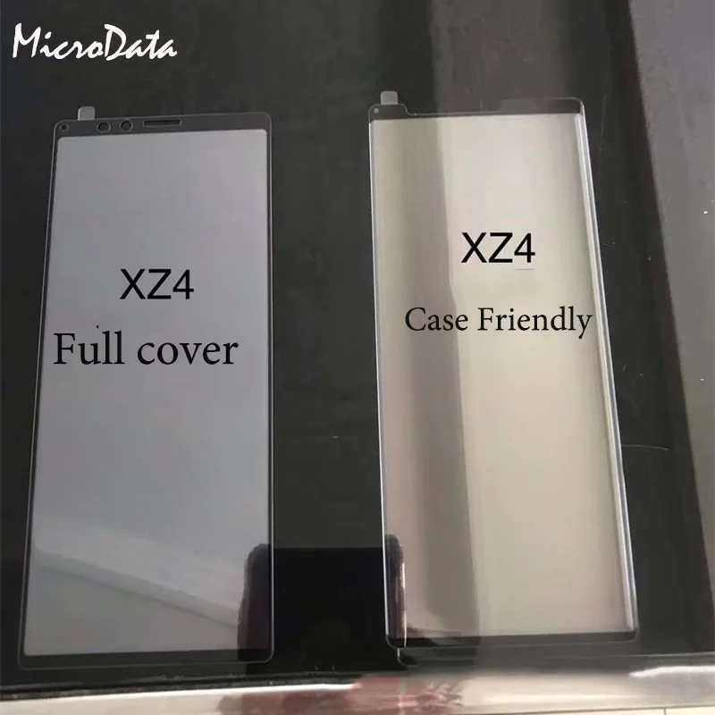 Защита для экрана от микроданных Sony Xperia XZ4 3D полностью изогнутое закаленное