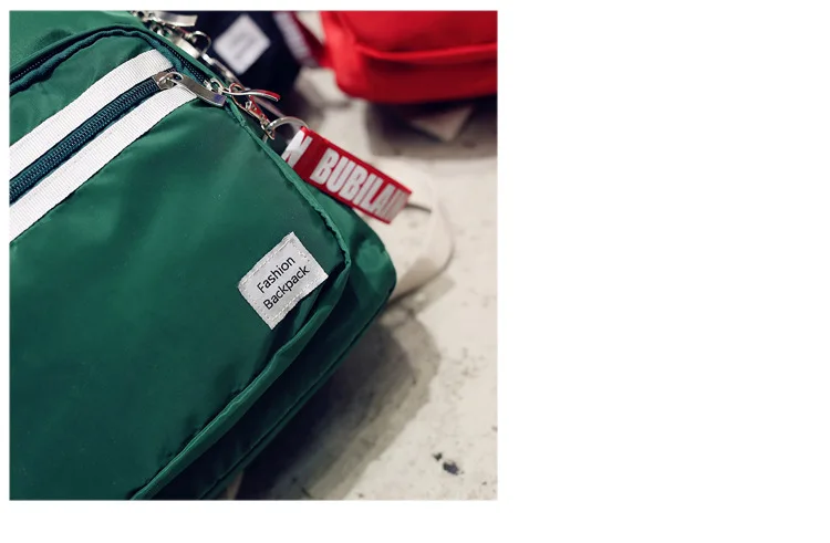 Японский Харадзюку сплошной цвет ulzzang backbag дикая кисть уличная Студенческая сумка стример женский рюкзак