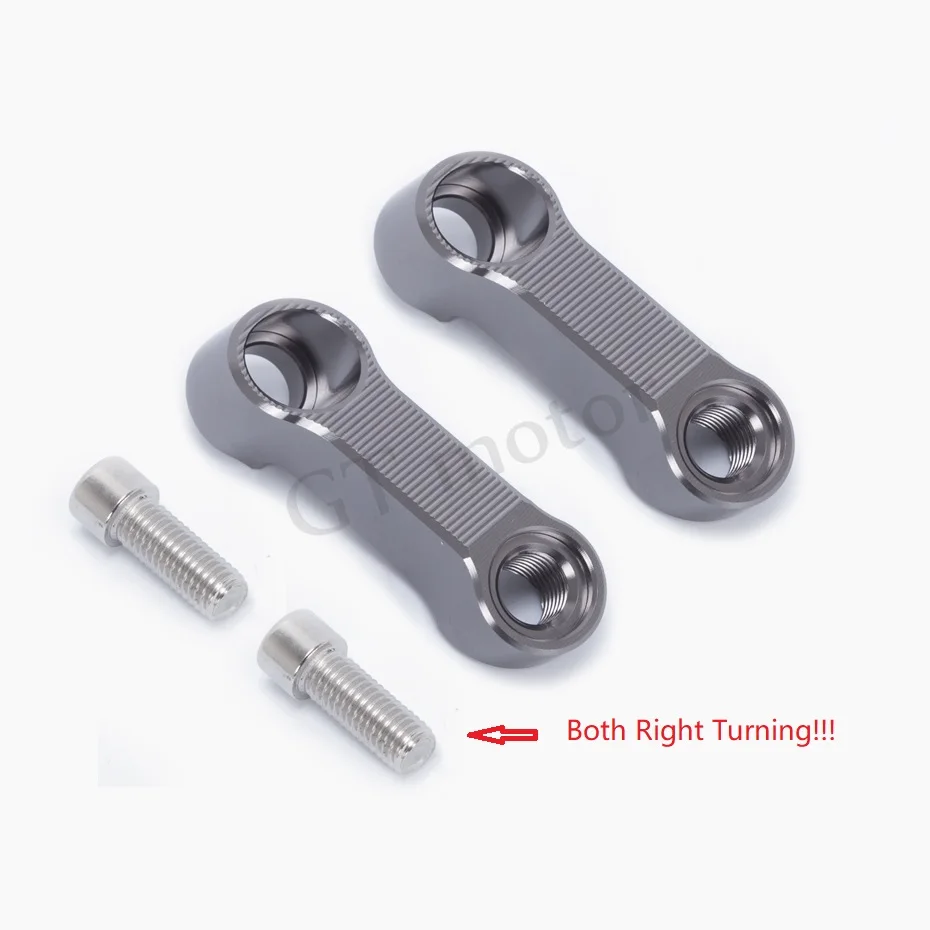 For Yamaha FZ-09 MT-09 Motorcycle Mirrors Extension Riser Extend Adapter Right Turning Bolts Size 10mm | Автомобили и мотоциклы