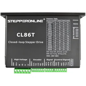 2 phase Nema 34 Closed Loop Stepper Driver 0~8.2A 24~80VDC Stepper Motor Driver CL86T for CNC Engraving/Milling Machine