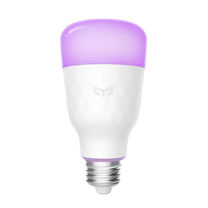 

Английская версия Xiaomi Mi Light Xiaomi Mijia Smart Phone Wifi дистанционное управление Yeelight красочная умная Светодиодная лампа E27 10 Вт 800 люмен