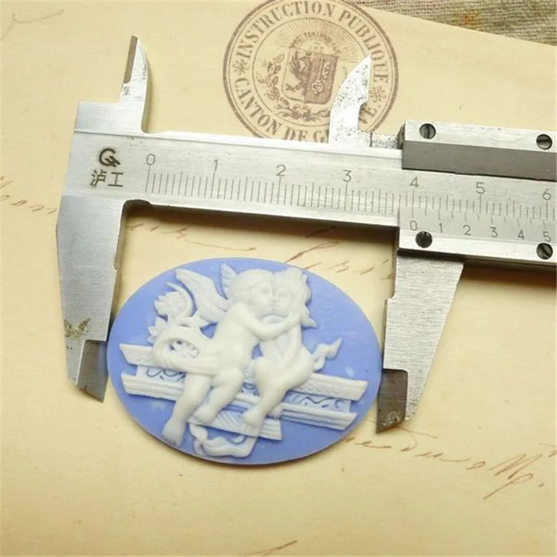 10 шт. разноцветные смолы 30x40 мм объятия Llittle Angel FlatBack Кабошон для ювелирных аксессуаров цепочки и ожерелья украшения