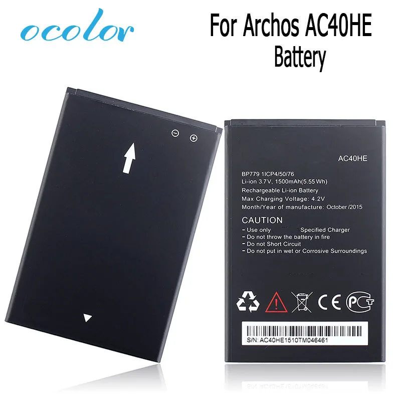Ocolor для Archos AC40HE батарея Новый Сменный аксессуар аккумуляторы долгое время