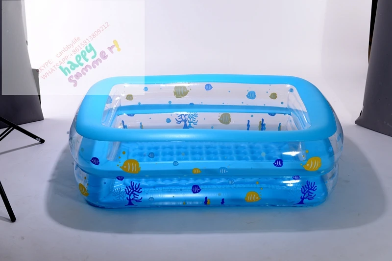 Летний игровой бассейн надувной детский прямоугольный бассейн|pool pool|pool