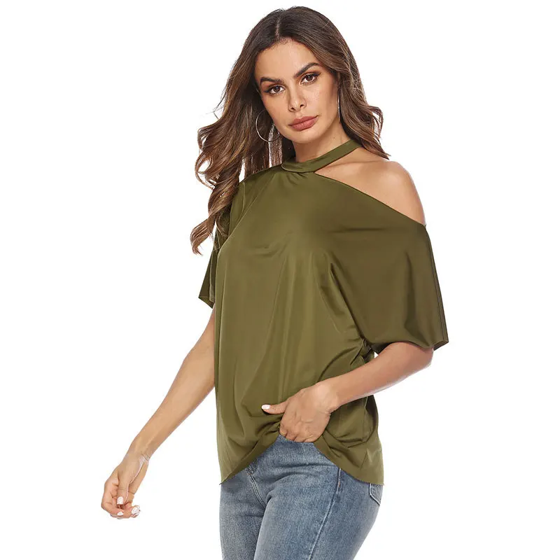 Новая футболка весна лето 2009 топ с открытыми плечами короткими