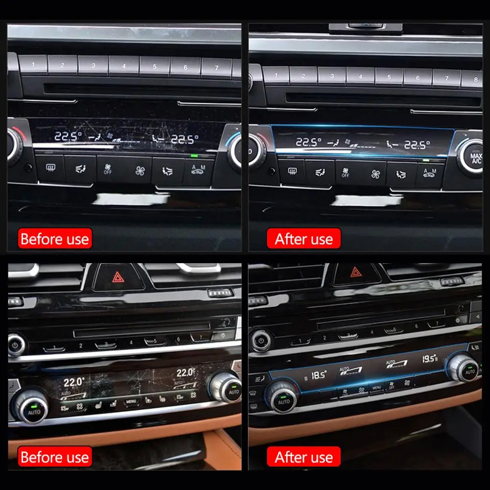 

Car Air Condition Screen Film A/C Scren Protect Accessories For 2018 BMW X3 G01
