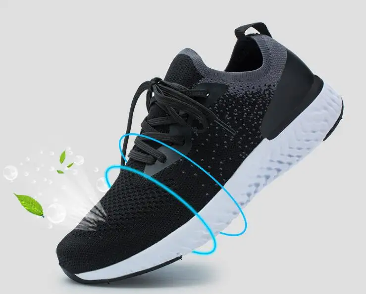 Zapatillas mujer; белые кроссовки с летящим плетением; повседневная спортивная дышащая обувь из сетчатого материала; sapato feminino; женская обувь для студентов; tênis feminino