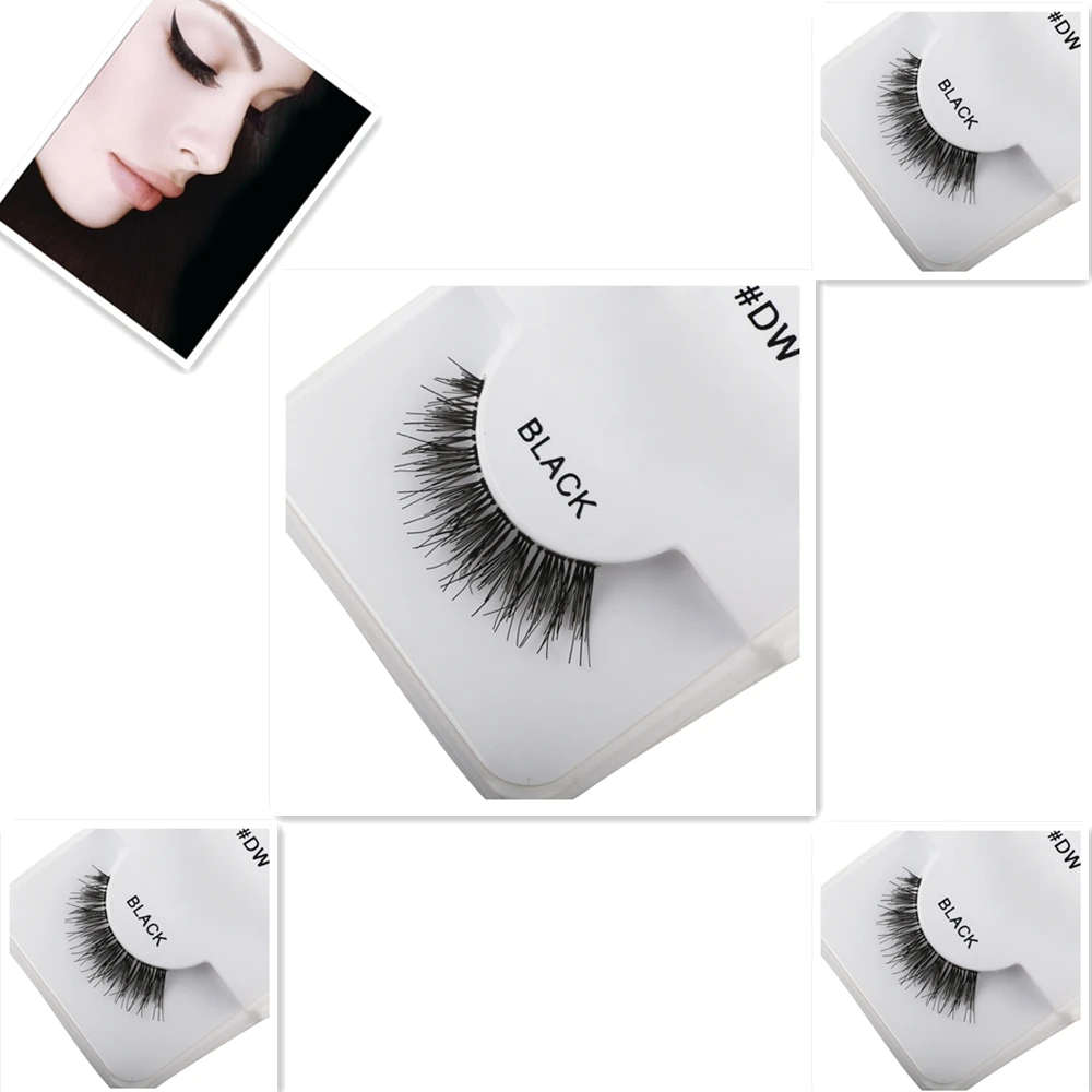 50 пар Новые плотные 3D грязные накладные ресницы из чистого хлопка ручной работы