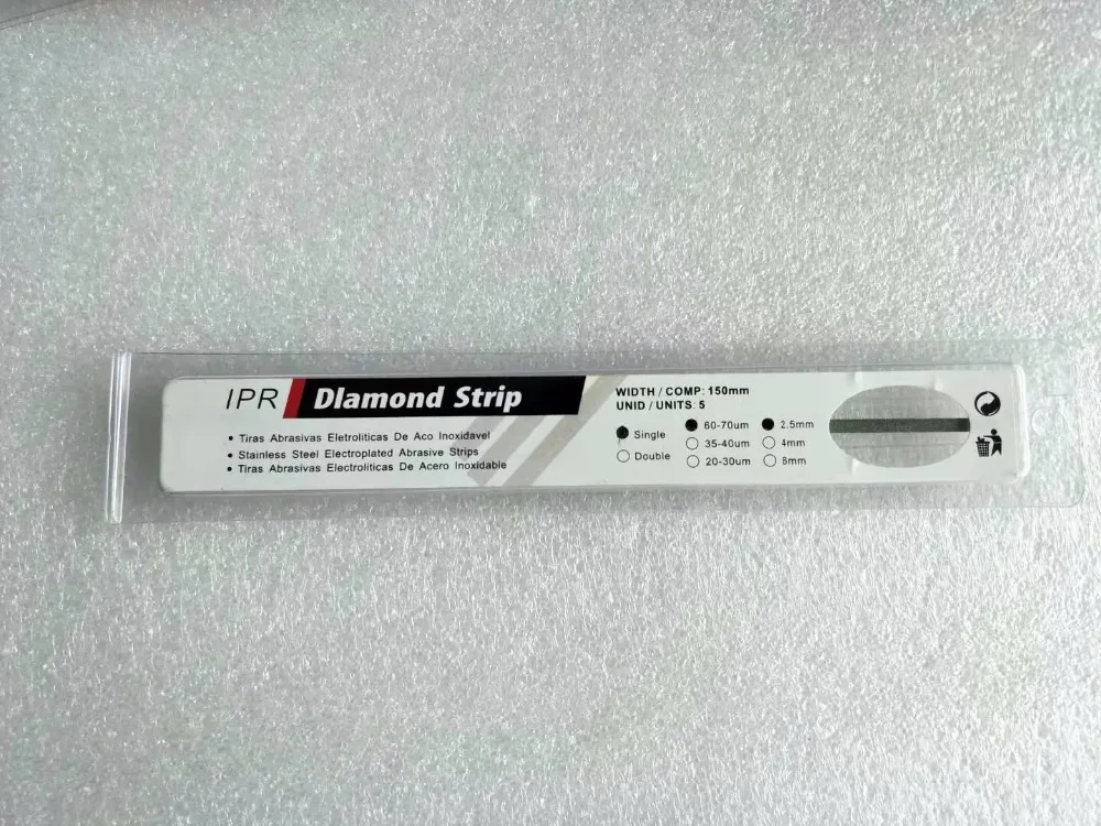 Стоматологические прорези 60 70 мкм Ортодонтические лампы из нержавеющей стали