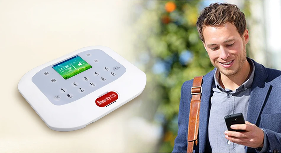 Приложение RFID Управление G5A GSM PSTN sim-карта SOS зазор домашняя система охранной сигнализации меню экран водонепроницаемый пульт дистанционного управления Сенсорная клавиатура