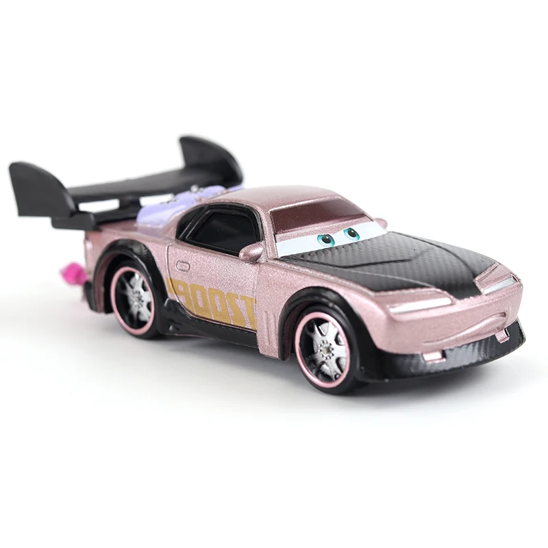 Машинки Disney Pixar Cars Boost с пламенем Металл литье под давлением Молния Маккуин