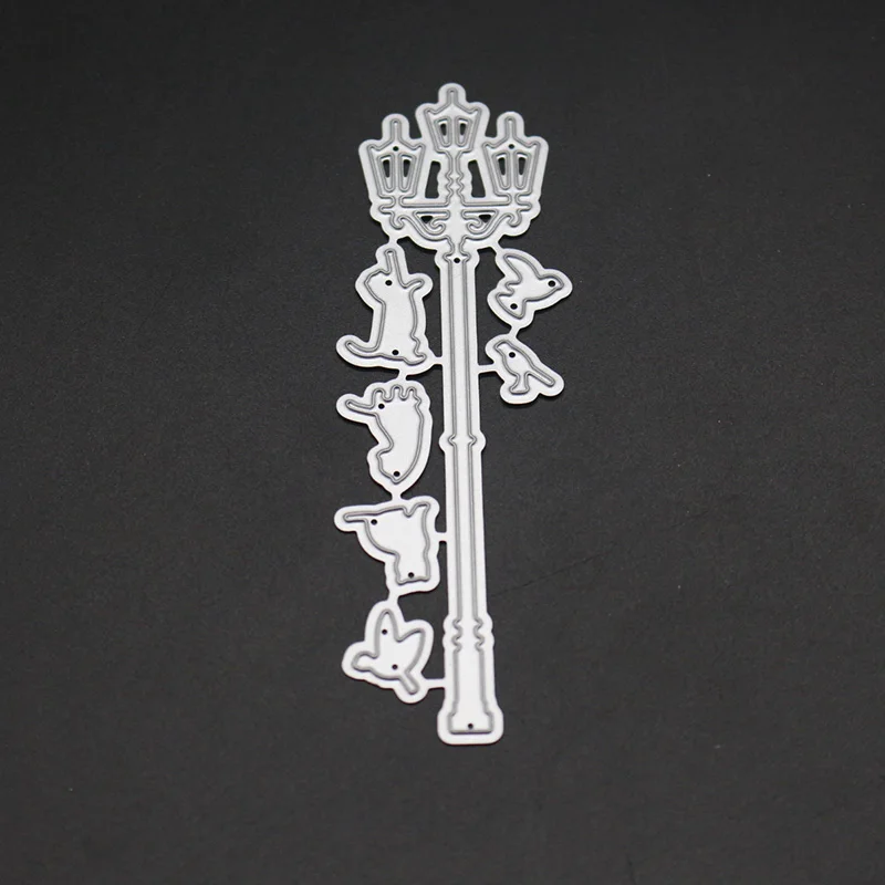 Ufurty Street Light Stitched Metal Cutting Dies New 2018 Craft Christmas Scrapbooking for DIY Greeting Card Making Cut | Дом и сад