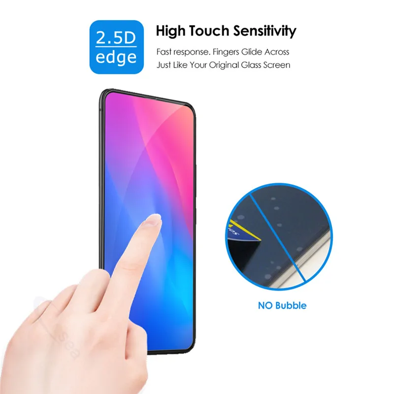 Qosea для Vivo V15 Pro Экран протектор ультра-тонкая прозрачная Взрывозащищенная