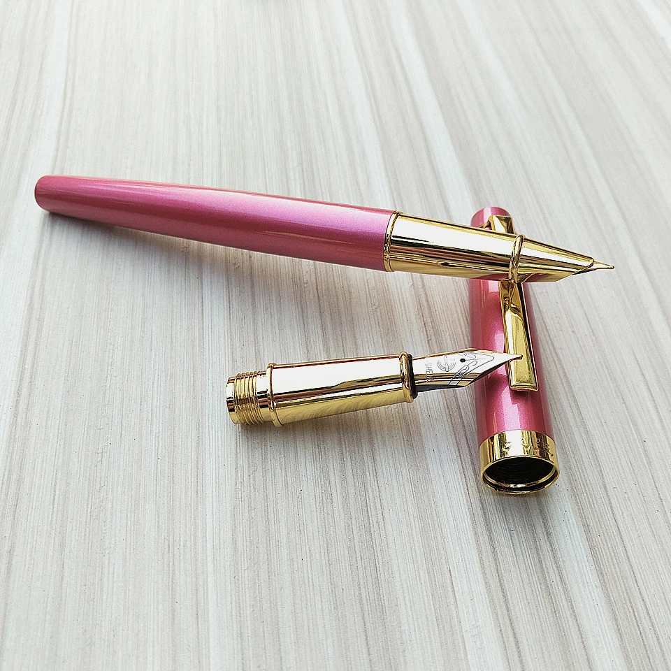 Новый Стиль Роскошный Металлический Двойной перьевая Pen9128 0 5 мм Iraurita в чернильная