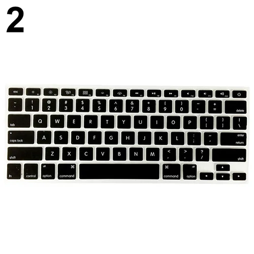Мягкий чехол для клавиатуры Apple MacBook Air Pro 13/15/17 дюймов защитный наклейки ноутбука |