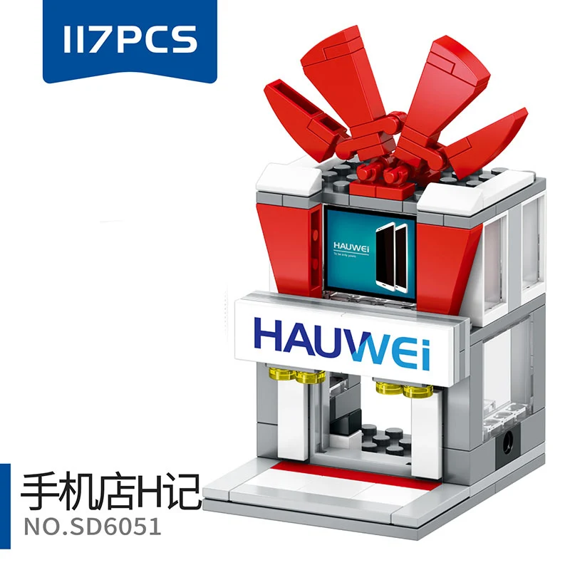 Sebo детские игрушки для детей 3D модель строительные наборы архитектурные блоки