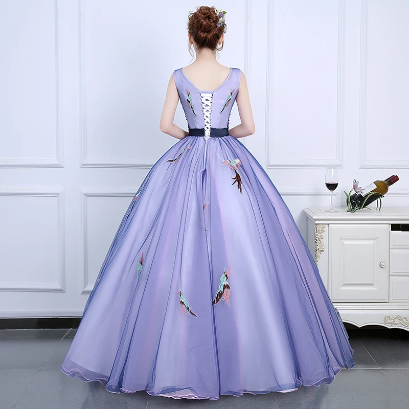 Ruthshen фиолетовые платья Quinceanera сексуальные с v образным вырезом бисером и оборками