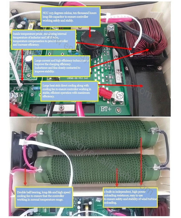Гибридный контроллер солнечного зарядного устройства MPPT 120 В 1 кВт|charger controller|mppt