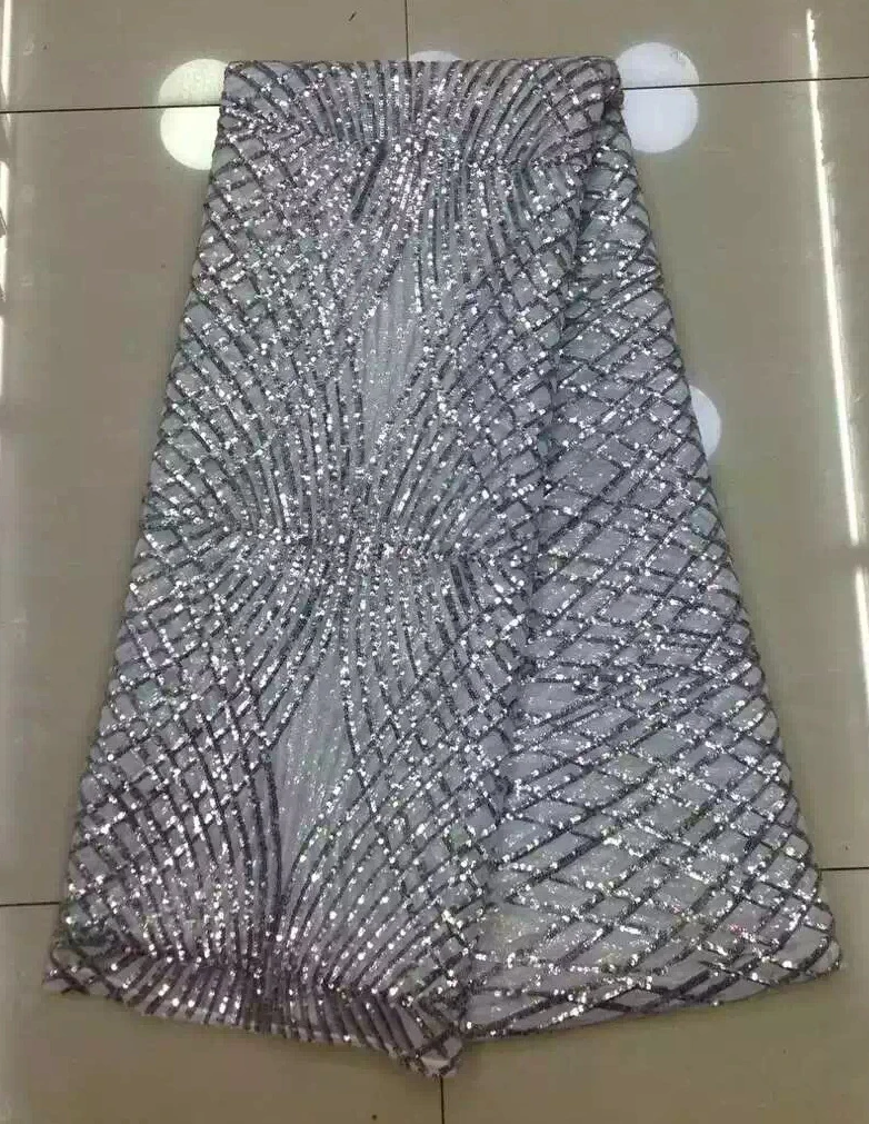 Новый блёстки в африканском стиле высокое качество Чистая кружево французский