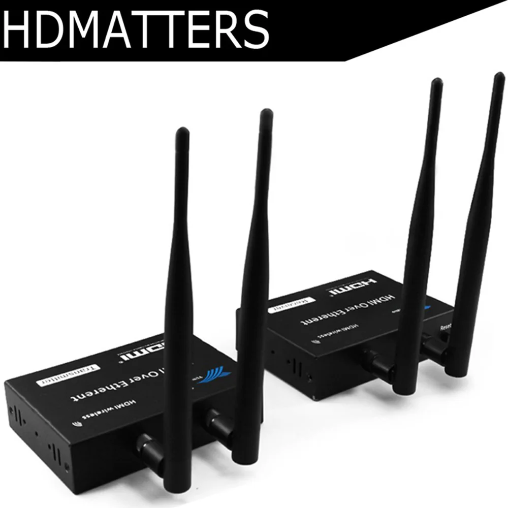 Беспроводной HDMI удлинитель передатчик приемник комплект до 100 м поддерживает разрешение до HD 1080p для HDTV дисплея
