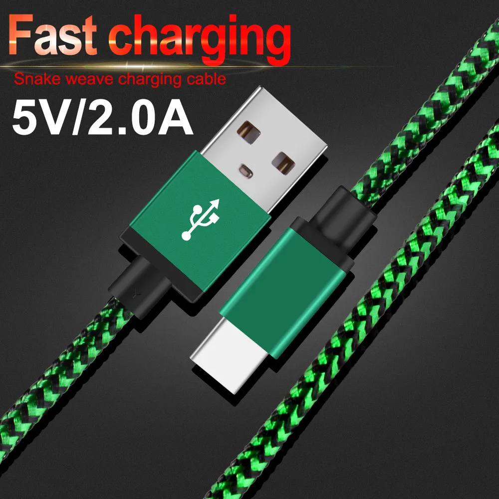 Кабель USB Type-C 1 м 2 3 кабель для быстрой зарядки usb 0 передачи данных типа c зарядное