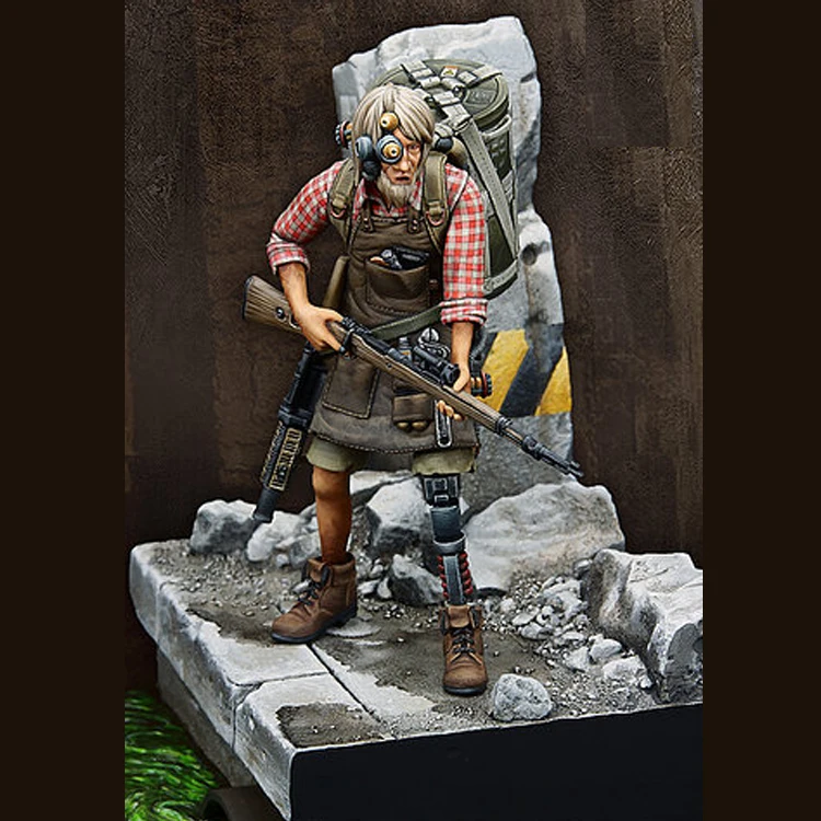 1/24 видоискатель дорожек фигурка модели из смолы GK Тема фильма несобранный и