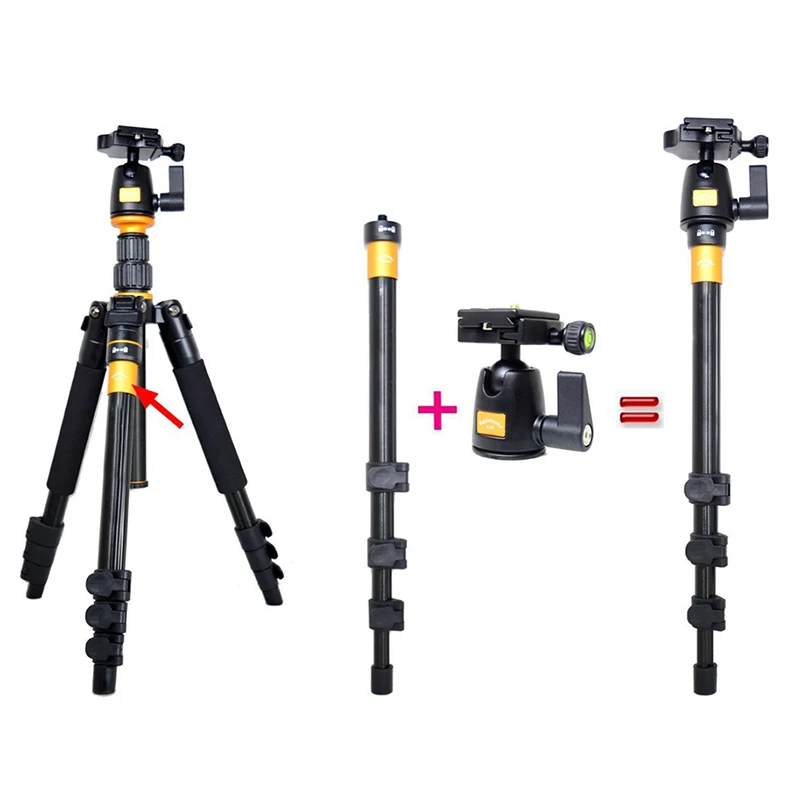 Yoocheese профессиональная фотосъемка путешествия компактный Алюминий Heavy Duty Штатив