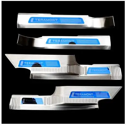 Для Teramont/Atlas doorsill Добро пожаловать на заднюю панель специальное защитное