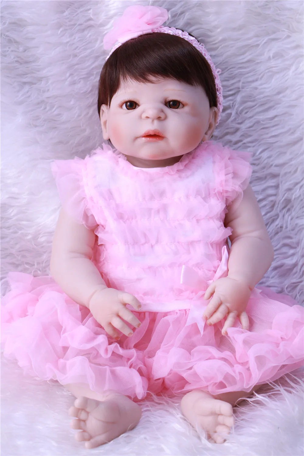 

NPK bebes Кукла реборн 23 "57 см полностью силиконовая кукла реборн Детские куклы-игрушки для девочек подарок для ребенка принцесса Новорожденный...